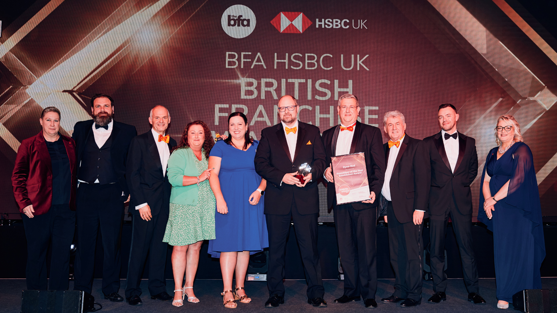 Dyno Rod winners of the British Franchise Awards 2024