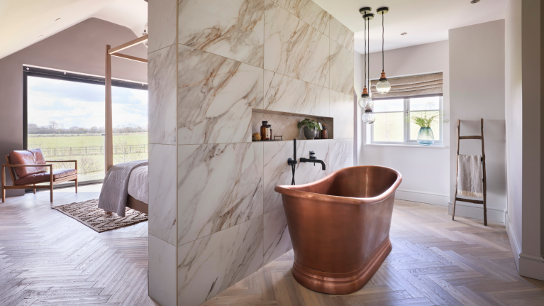bathroom decor Ripples