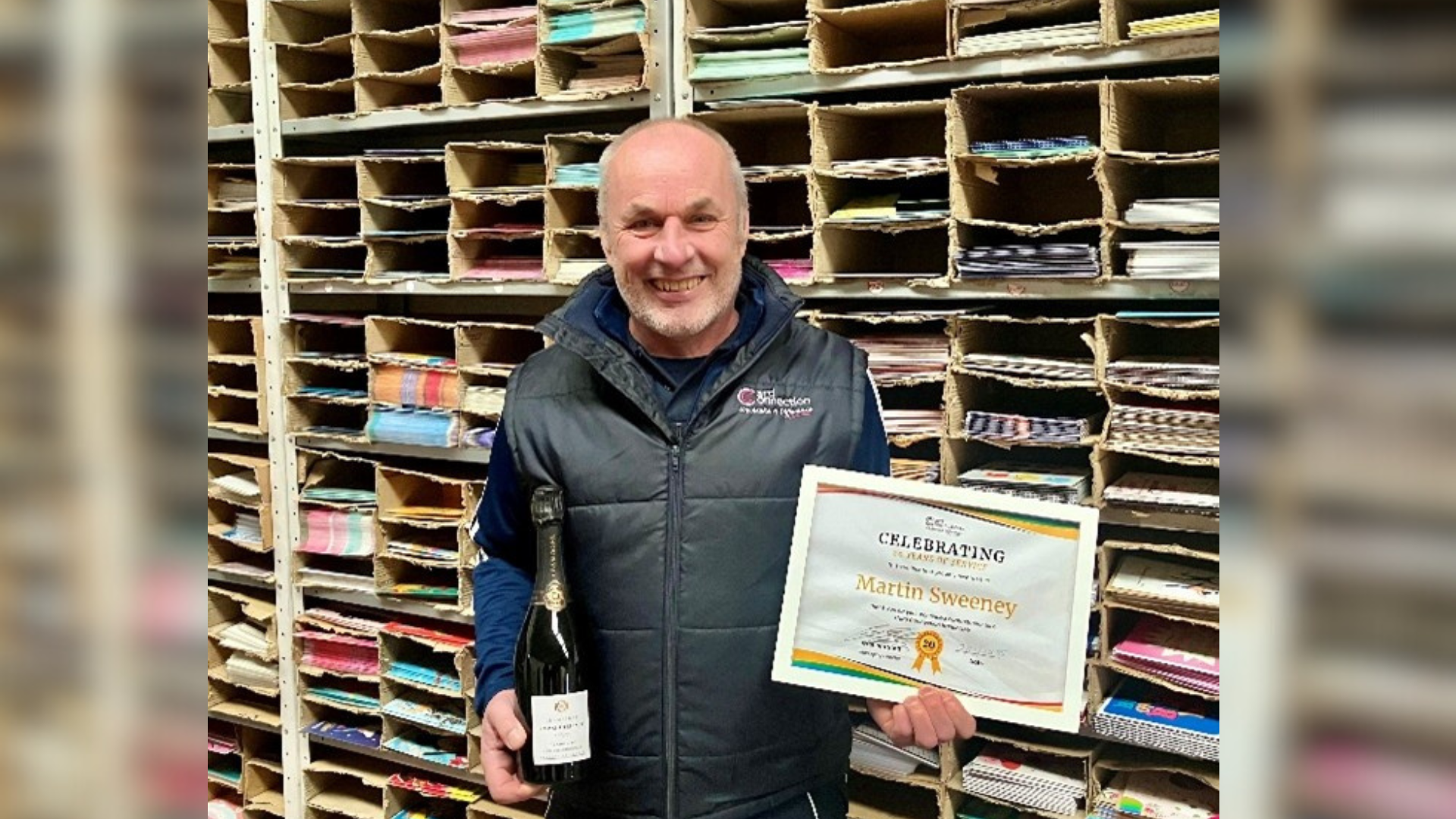 Congrats Martin on 20 years at card connection